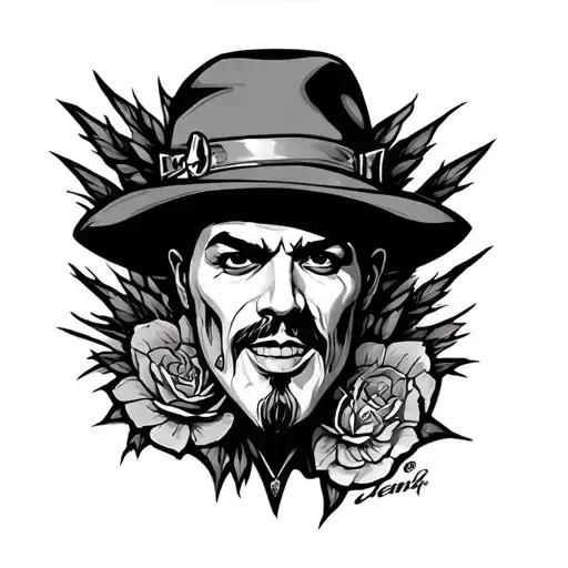 Chicano Gangster tattoo design idea