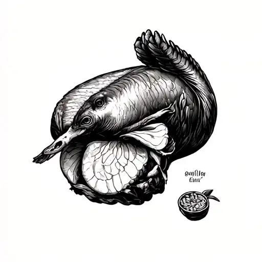 Ham tattoo design idea