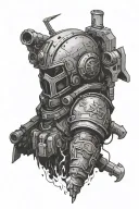 Helldivers tattoo design idea