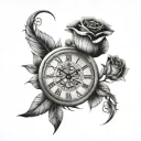 Time Heals All Wounds tattoo design idea