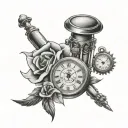 Time Heals All Wounds tattoo design idea