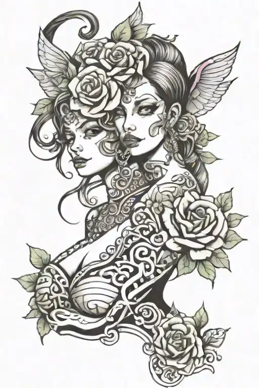 Slave of Mistress Femina tattoo design idea