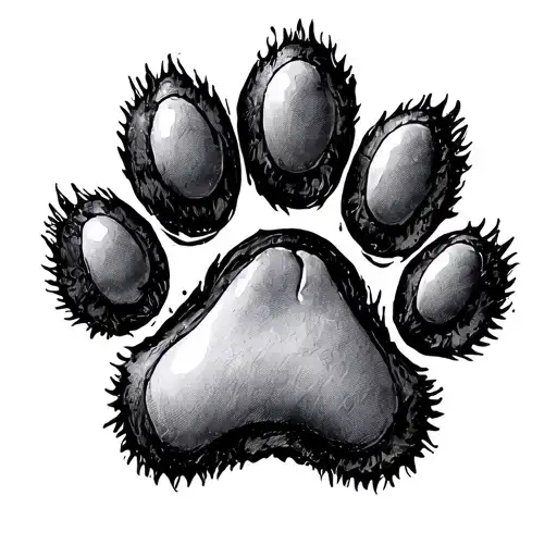 I want a tattoo in remembrance of my past, current and future dogs. My current idea is to get a tattoo of a dog paw for  tattoo design idea