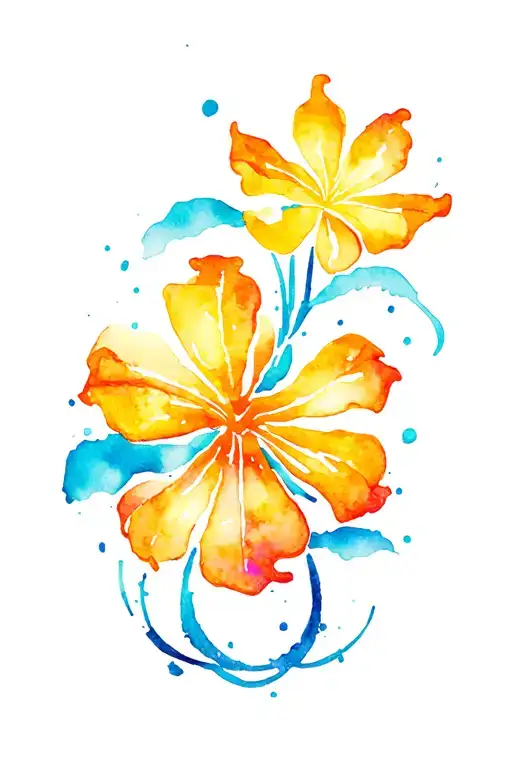 aruba, beach, lazyife, cool, easy tattoo design idea