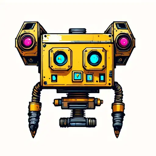borderlands claptrap tattoo design idea