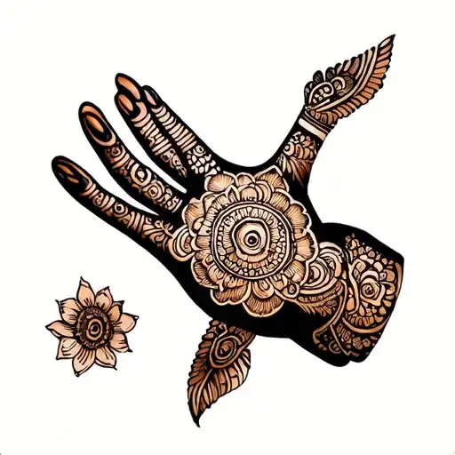 Henna tattoo design idea