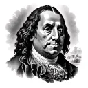 Benjamin Franklin's tattoo design idea