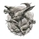 fighters tattoo design idea