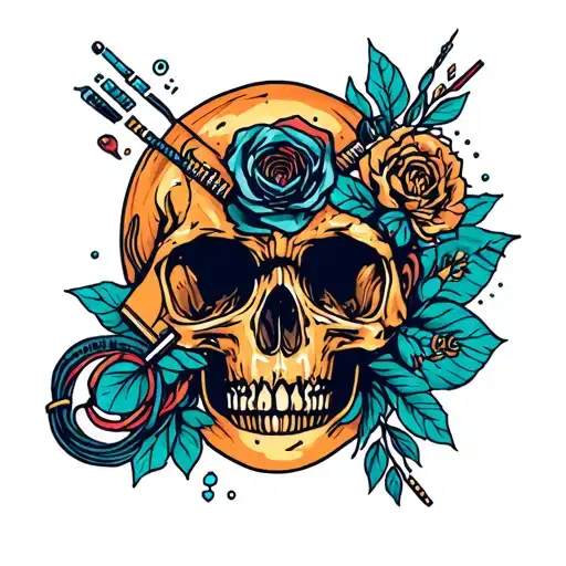 electrical engineering drawing tattoo design idea