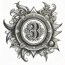 3 Percenter tattoo design idea