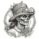 Scary tattoo design idea