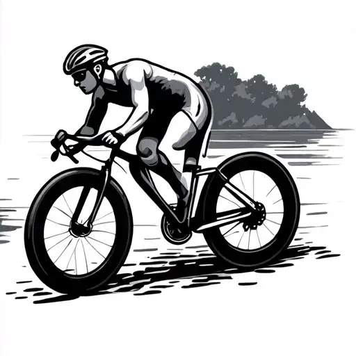 Swim Bike Run tattoo design idea