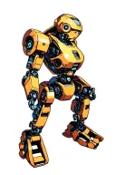 regard robot humanoide tattoo design idea