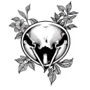 Pubic tattoo design idea