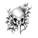 Pubic tattoo design idea