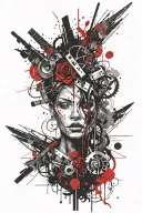 despair tattoo design idea