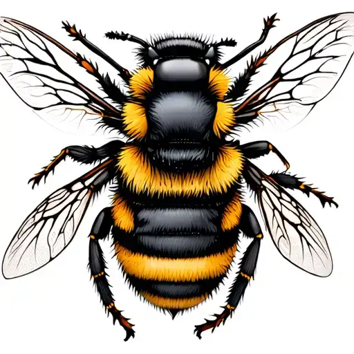 Bumble Bee tattoo design idea