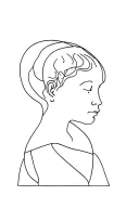 glass child Picasso painting tattoo design idea