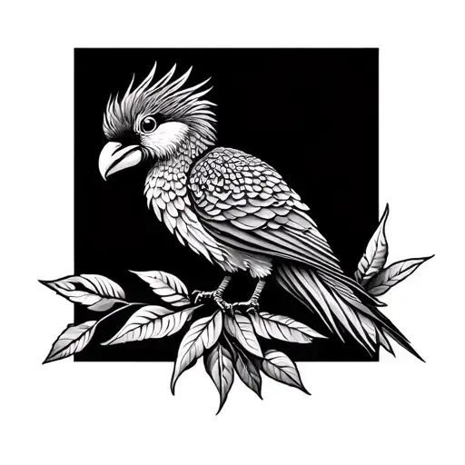 Quetzal tattoo design idea