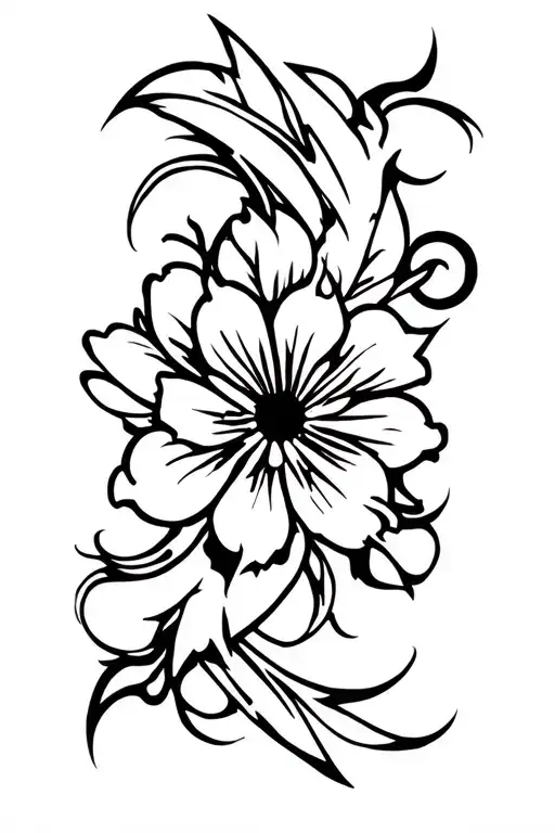 Traditional Flash tattoo design idea