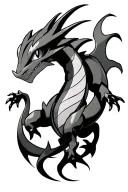 rayquaza pokemon tattoo design idea