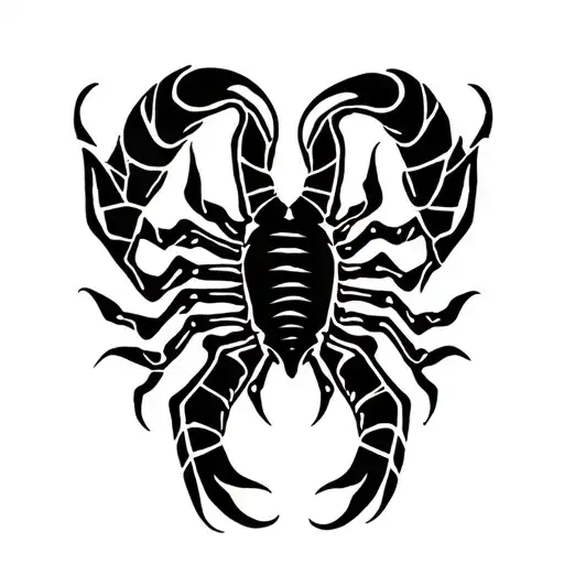 scorpio and cancer  tattoo design idea