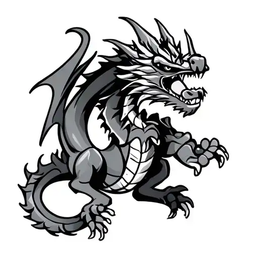 Dragon FC Porto tattoo design idea