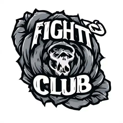 OG fight club logo incorporated tattoo design idea