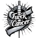 Fuck Cancer tattoo design idea