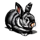 Japanese Rabbit tattoo design idea