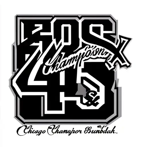 memorial tattoo for nephew baseball pitcher for Chicago white sox won 2005 championship closing pitcher jersey number 45 tattoo design idea