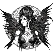 Skyrim mara  goddess tattoo design idea