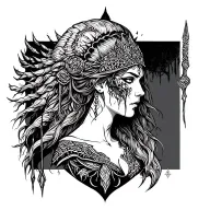Skyrim mara  goddess tattoo design idea