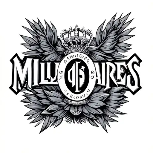 Millionaires of Colombia tattoo design idea