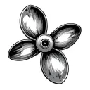 Boat propeller tattoo design idea