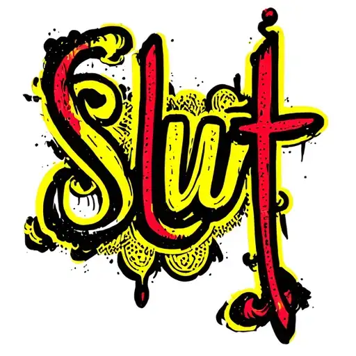 "Slut" Cute tattoo design idea