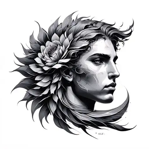 Helios tattoo design idea