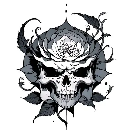 Dark Fantasy tattoo design idea