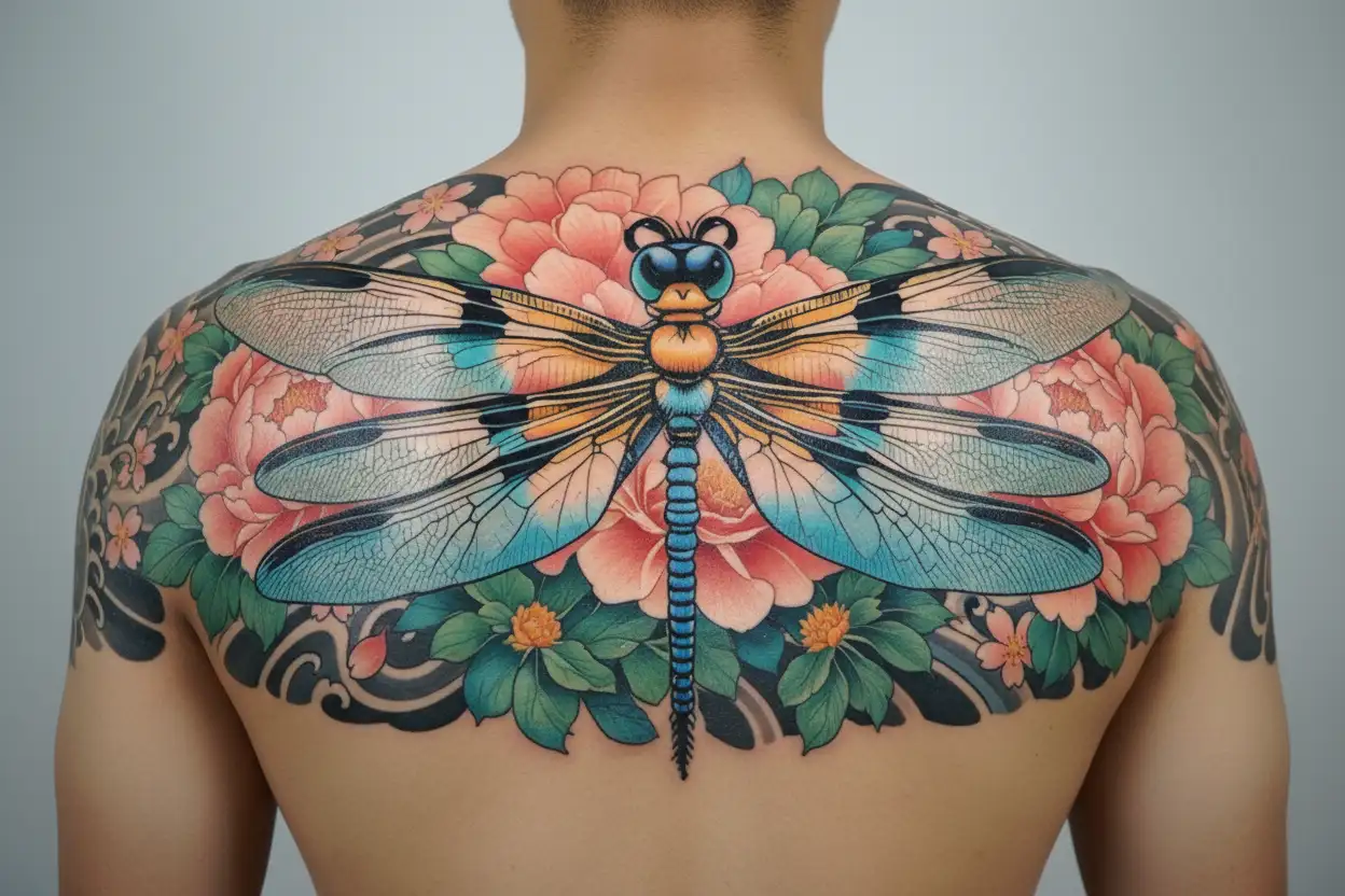 dragonfly tattoo design idea