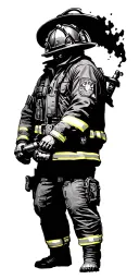 Firefighter tattoo design idea