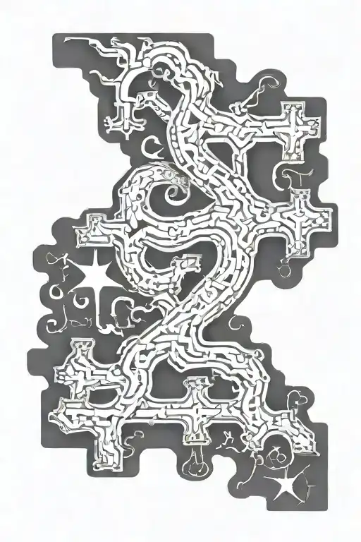 arm sleeve with  autism puzzle piece, Utah, Oregon, wrestling, workover rig, as focal points tattoo design idea