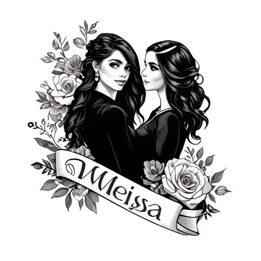 "Melissa" Wife tattoo design idea
