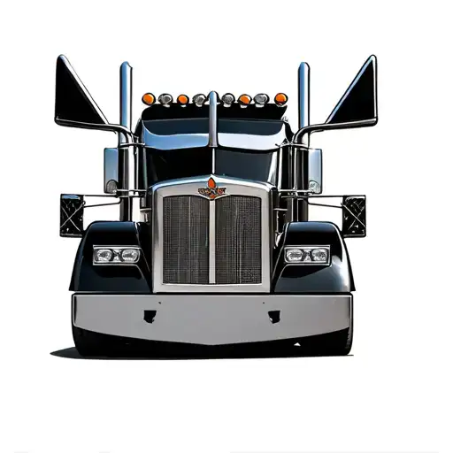 Peterbilt tattoo design idea