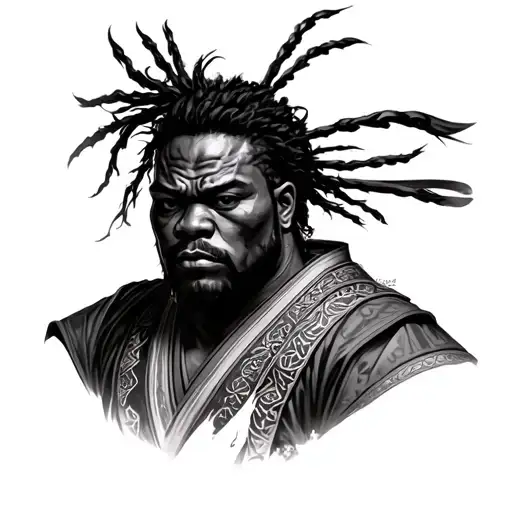 Yasuke tattoo design idea