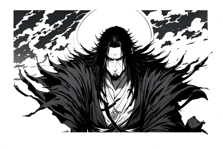 Shunsui Kyōraku from Bleach tattoo design idea