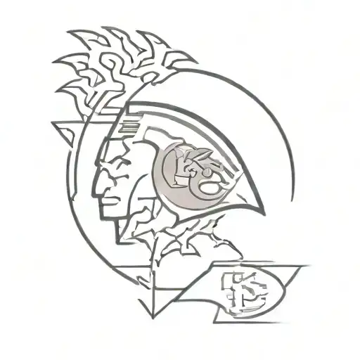 Kansas City Chiefs logo tattoo design idea