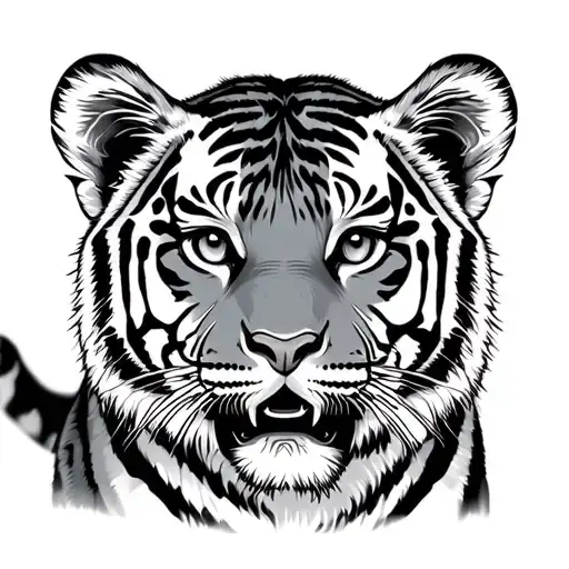Tiger Cub tattoo design idea
