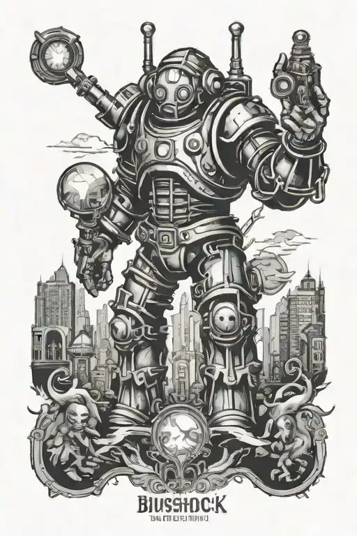 bioshock tattoo design idea