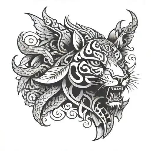 Arawak cheap upper tattoo design idea