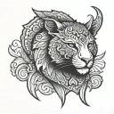 Arawak cheap upper tattoo design idea